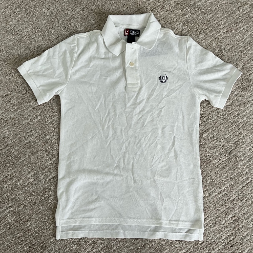 BNWT 100% cotton Chaps polo shirt boys size 10-12